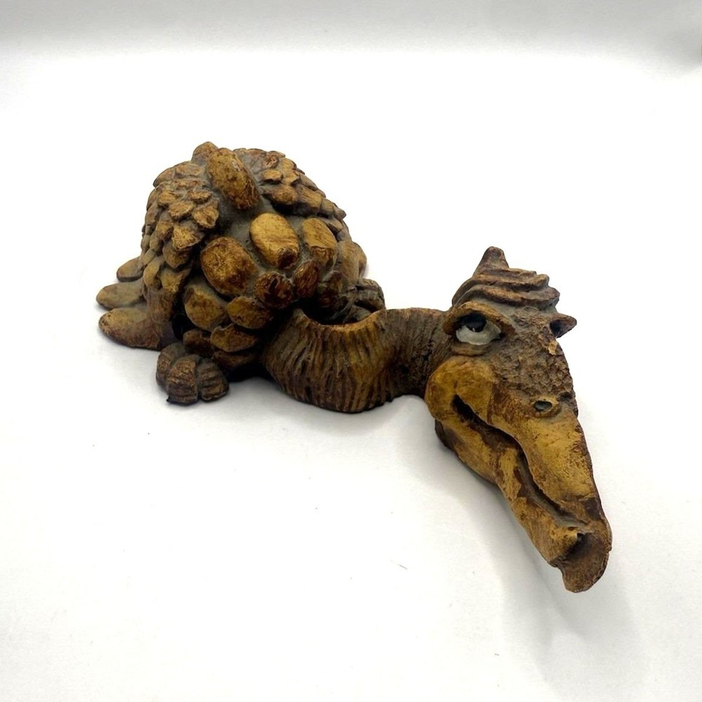 1980 Vintage Shade‎ Tree Creations Whimsical Griffin Lazy Bird Figurine Dragon